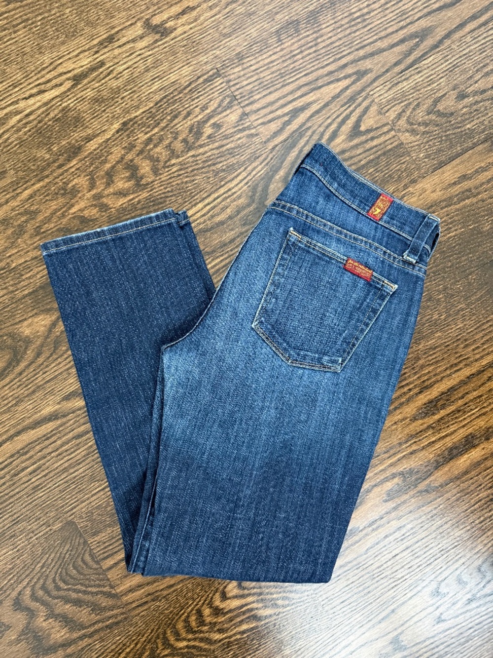 Seven for all Mankind crop jeans - women's size 26 - slim straight